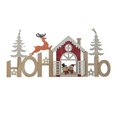 thumbnail image 1 of Letrero colgante navideño Letrero de madera para puerta Decoración navideña para pared de puerta Decoración para árbol de Navidad, 1 of 5