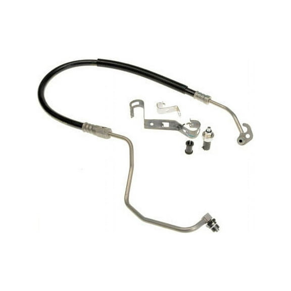 Power Steering Pressure Line Hose Assembly - Compatible with 2004 - 2008 Ford F150 (With Switch Port) 2005 2006 2007