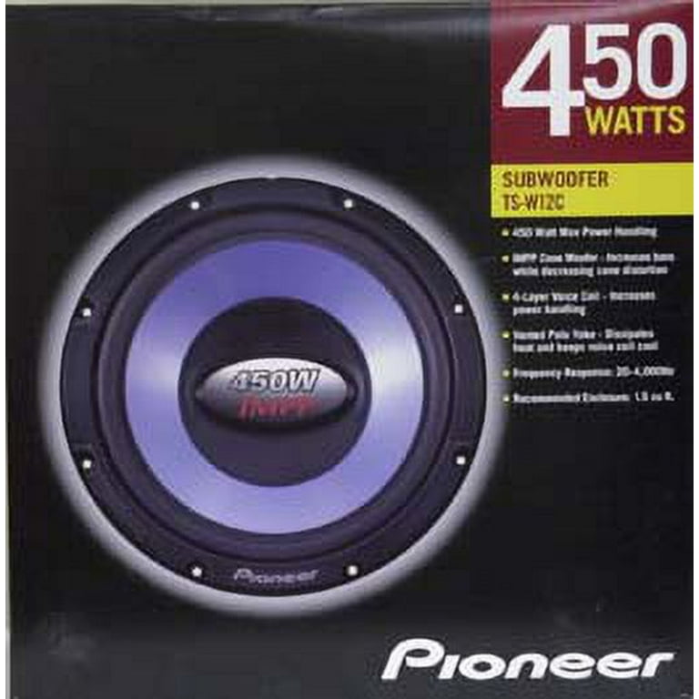 Pioneer 450w cheap impp subwoofer