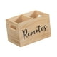 thumbnail image 5 of Soporte para control remoto, caja de almacenamiento de madera, organizador de almacenamiento de medios para escritorio, oficina, mesita de noche,, 5 of 9