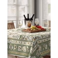 thumbnail image 6 of Sage Green Table Cloth, Southwest Tribal Antique Boho-Chic Farmhouse Waterproof Tablecloth for Rectangle Tables, Reusable Washable Fabric Table Cover for Restaurant Kitchen Dining Tables 60"x102", 6 of 6