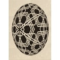 thumbnail image 1 of Ahgly Company Tapis Rectangulaire Lavable en Machine Intérieur Transitionnel Vanille Or, 2 Pieds x 4 Pieds, 1 of 7