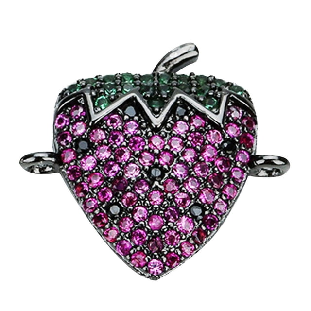 1 Uds., Colgante conectores para fabricación , fianza chapado en cobre, artesanía de , 5x18,5mm morado con negro Gloria Colgantes de dijes