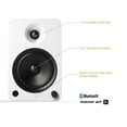 thumbnail image 2 of Kanto YU6MW 100W (RMS Power) Powered Speakers with Bluetooth and Phono Preamp MATTE WHITE, 2 of 8