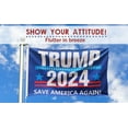 thumbnail image 5 of Bonison DonaldTrump Flag for 2024 President and 2020 Flag 3x5 Ft Banner Fly-in Breeze (2024 Save+2020 flag), 5 of 10