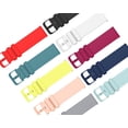 thumbnail image 3 of - Correas de reputo deportivas de silicona suave para mujer, hombr, 18 mm, 20 mm, coatible con Withings, 3 of 5