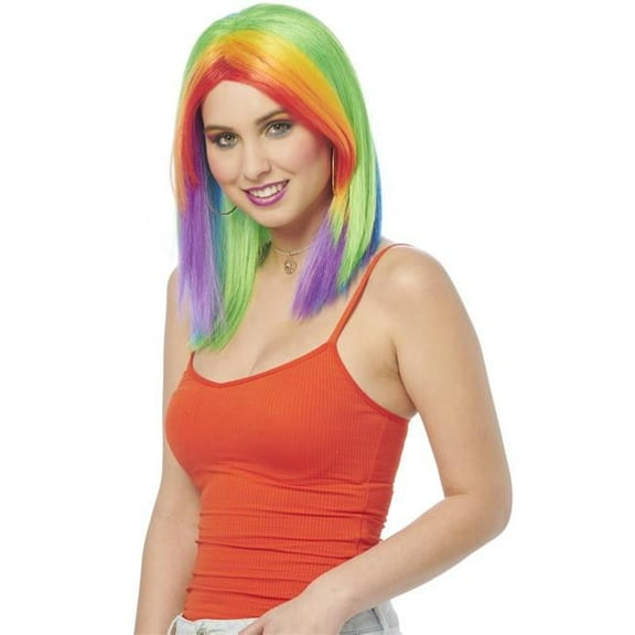 Unisex Rainbow Costume Wig