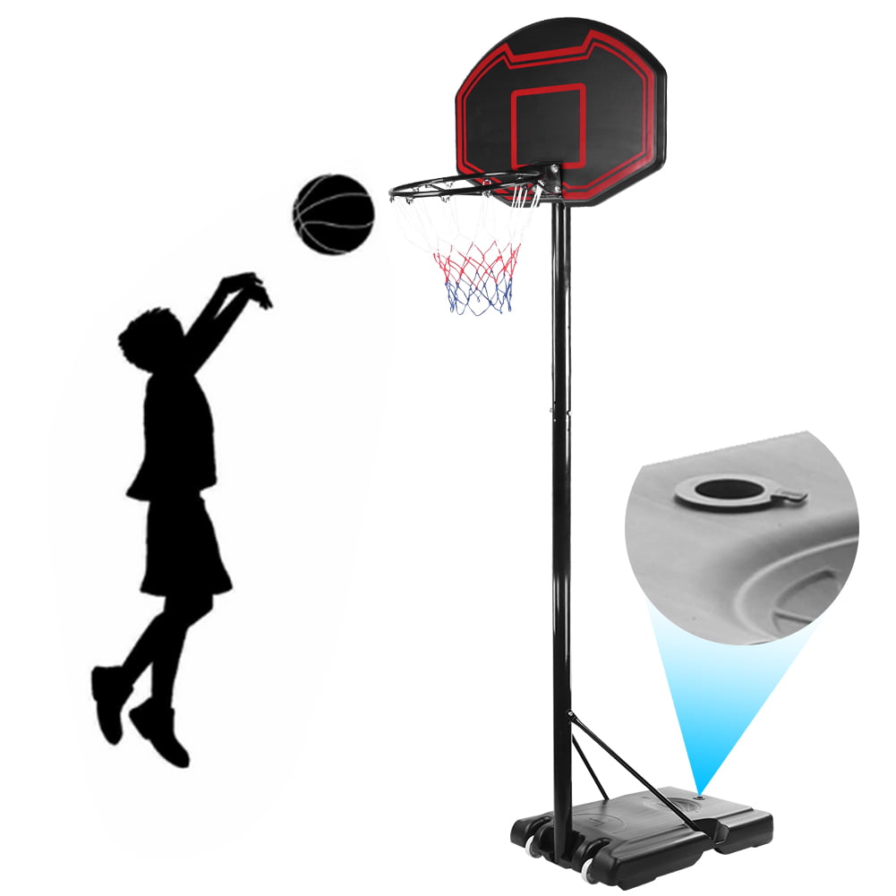 Details about   Height Adjustable Basketball Hoop Goal Stand Backboard Kids Indoor Outdoor Toys 