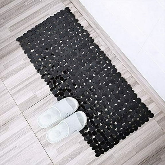 Pebble Bath Mat for Bathtub to Anti- Bathtub Mat in Shower (Brown)