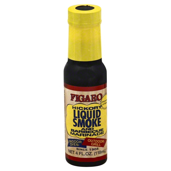 Figaro Hickory Liquid Smoke & Barbecue Marinade, 4 fl oz