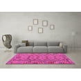 thumbnail image 3 of Ahgly Company Indoor Rectangle Abstract Pink Contemporary Area Rugs, 7' x 10', 3 of 4