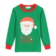 thumbnail image 2 of DDSOL Ensemble de Pyjamas de Noël pour Garçons et Filles Père Noël Manches Longues 2 Pcs PJS, 2 of 7