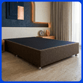 thumbnail image 1 of LASE Muebles Base para Cama Box Matrimonial Resistente para Colchón Tapiz Lino Oxford, 1 of 7