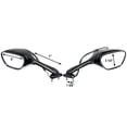 thumbnail image 2 of Krator Black Motorcycle Mirrors Turn Signals Left & Right Compatible with 2006-2016 Suzuki GSXR 600 / GSX-R600, 2 of 3