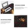 thumbnail image 6 of Multi-Size Suitcase Protective Cover Full Range Double Stitching Invisible Zipper For Travel Business Elegant Christmas Bell And Holly Pattern Large, 6 of 8