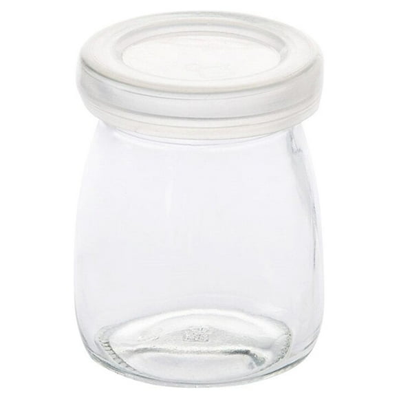 10 cajas de dulces para fiestas de 100 ml, botella de pudín para bebé, caja de regalo de chocolate con tapa de plástico, suministros para baby shower (blanco)