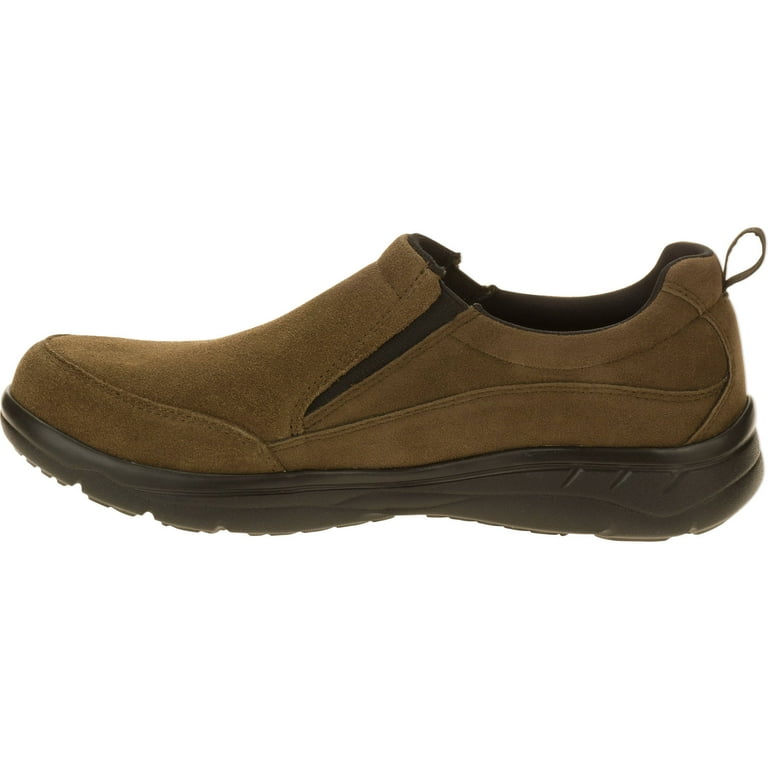 Wrangler men's memory foam slip on shoe clearance