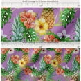thumbnail image 2 of Soimoi Cotton Poplin Fabric Floral,Monstera Leaves & Pine Fruits Print Sewing Fabric Yard 56 Inch Wide, 2 of 7