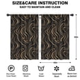 thumbnail image 2 of Blackout Kids Curtains,Black Gold Marble Pattern Childrens Insulated Curtains Set Of 2,Bedroom Essentials,Toddler Room Decor 42"x63", 2 of 5