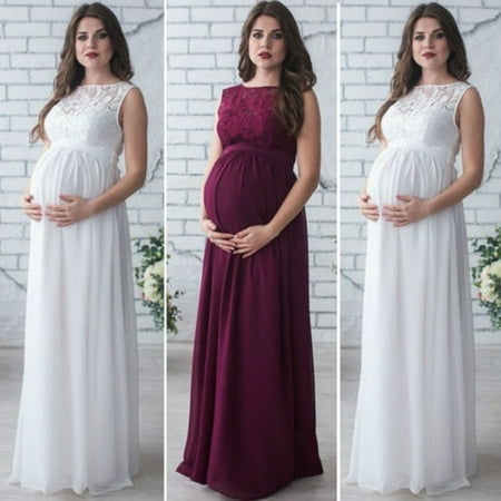Maternity elegant evening dresses hot sale