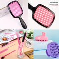 thumbnail image 6 of 12pcs/set Hair Styling Comb Set - Detangling Brush for All Hair Types - Teasing Rat Tail Comb - Silicone Scalp Massager - Shampoo Brush - Hairdressing Spray Bottle, 6 of 7