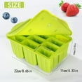 Xubond Set 12 Cavity Homemade Maker Ice Silicone Freezer With 50 Sticks