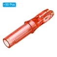 thumbnail image 3 of Archery Flèches Crocs 6.2mm 0.244 Pouces Insert Croc Flèche Remplacement pour Tir, Rouge Transparent, Lot de 50, 3 of 5