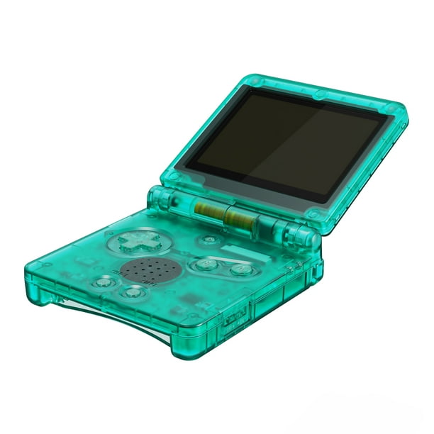 IPS Ready Upgraded eXtremeRate Emerald Green Custom Replacement Housing for Gameboy Advance SP GBA SP – Compatible with IPS & Standard LCD – Console & Screen NOT Included -