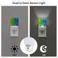 thumbnail image 3 of Fuzoiu Multicolored Butterflies Print Dusk to Dawn LED Night Light with Light Sensor, Energy-Efficient Touch-Safe Night Lamp for Home, Office, and Kids' Rooms-EU, 3 of 7