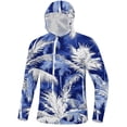 thumbnail image 6 of Abomasnow Men's UPF 50+ Sun Protection Hoodie Shirt Long Sleeve UV Fishing Outdoor Hiking Rash Guard, 6 of 6
