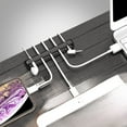 thumbnail image 1 of Enrollador de cables, organizador de cables de datos, clip de almacenamiento de cables de alimentación de escritorio, tarjeta de cable autoadhesiva, 1 of 1