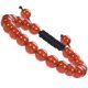 thumbnail image 1 of Pulseras de macramé ajustables unisex con cuentas de cristal de piedras preciosas de poder curativo natural de 8 mm Vhermosa LRWJ274-31, 1 of 1
