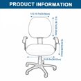 thumbnail image 2 of AUQ Stretch Office Computer Chair Seat Covers,Desk Chair Cover,Office Chair Seat Cover,Removable Washable Anti-dust Desk Chair Seat Cushion Protectors for Computer Chair, 2 of 7