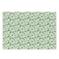 thumbnail image 1 of Philodendron Cutting Board, Monochrome Hand Drawn Leaves Pattern, Decorative Tempered Glass Cutting and Serving Board, in 3 Sizes, by Ambesonne, 1 of 2
