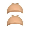 thumbnail image 2 of Wig Cap Elastic Nylon Stocking Fashionable Weaving Hair Net Caps Hairnet Fashionable Hair Net Waterproof Hair Mesh Girls Women Modeling Props Skin Color, 2 of 7