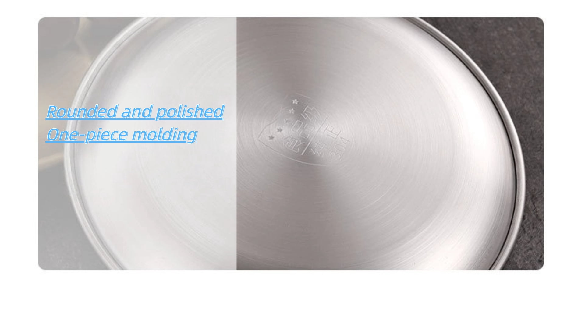 KAMUGO Stainless Steel Plates 9 inch 304 Metal ,Dinner Plate Sets for Kitchen ,Camping Plates 8Pcs for Picnic, Outdoor Party