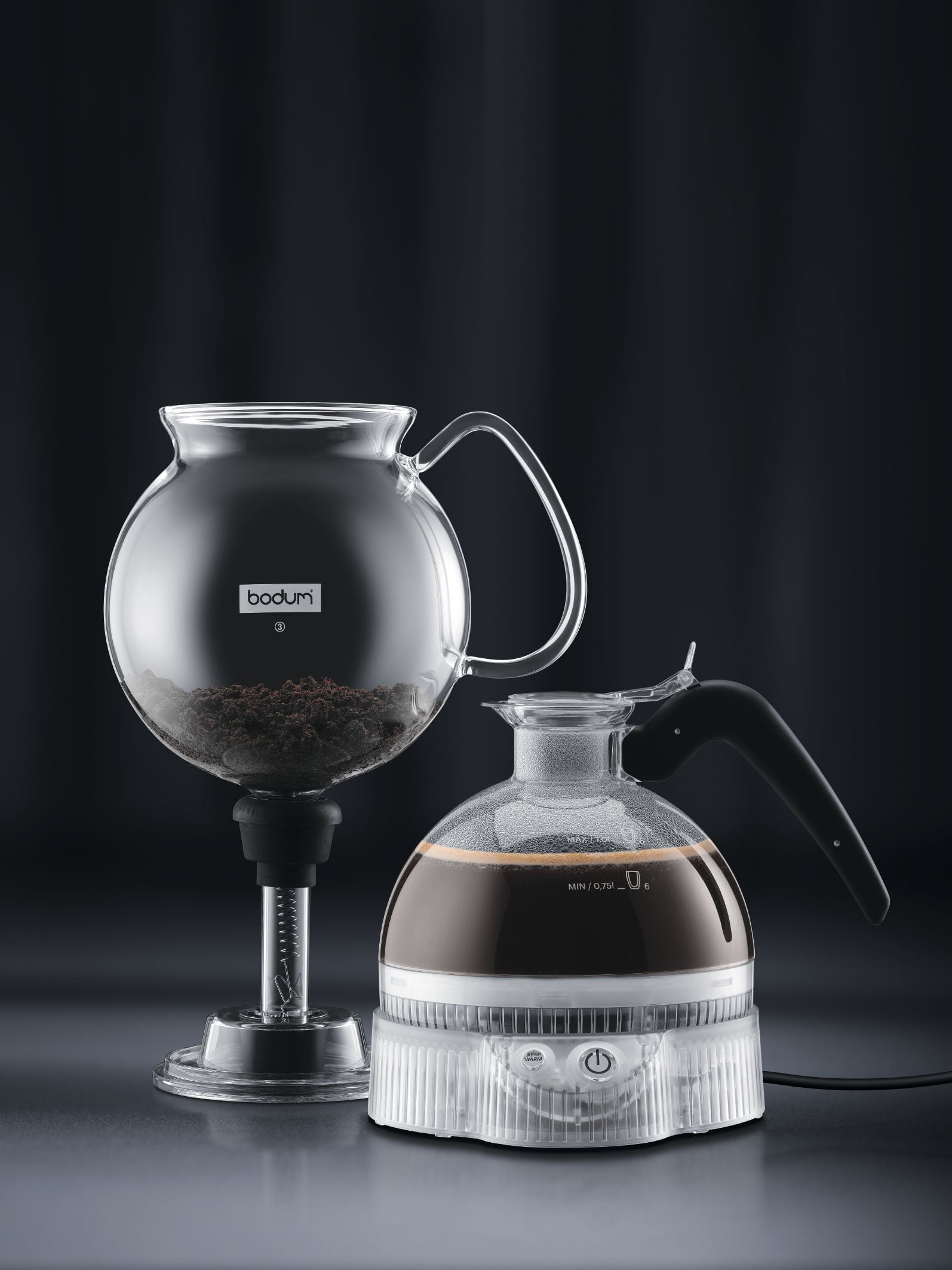 Bodum EPebo Vacuum Coffee Maker 34 Ounce Black Walmart