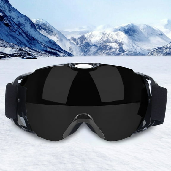 LEHOZIHEQ Adult Ski Goggles, Winter Ski Goggles, Wide View Snowmobile Goggles, Double Layer Ski Goggles, Snow Goggles Can Be Stuck Myopia
