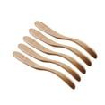 thumbnail image 4 of HEALEEP 5Pcs Wood Butter Cheese Spreader Chocolate Natural Wood For Cooking Enthusiasts, 4 of 8