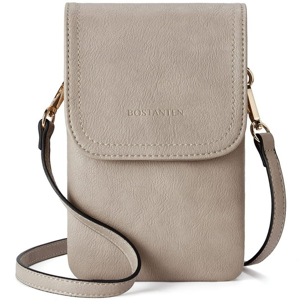 Bolso para movil de piel para colgar bolso bandolera para movil de mujer bolso para movil con cartera para colgar al hombro bolso bandolera de