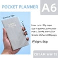 thumbnail image 2 of Herrklp 2025 Appointment Book Planner, Weekly, A6, Mini, Quarter-Hourly, 2025 planner, 2 of 2