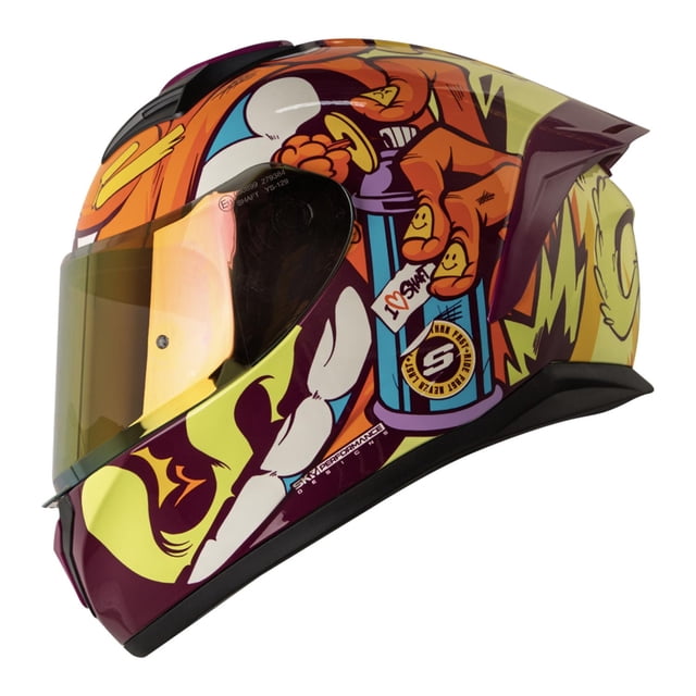 Casco Shaft Sh582Sp Evo Az Mt Graff Mica Tr Rep Rj Cerr azul S