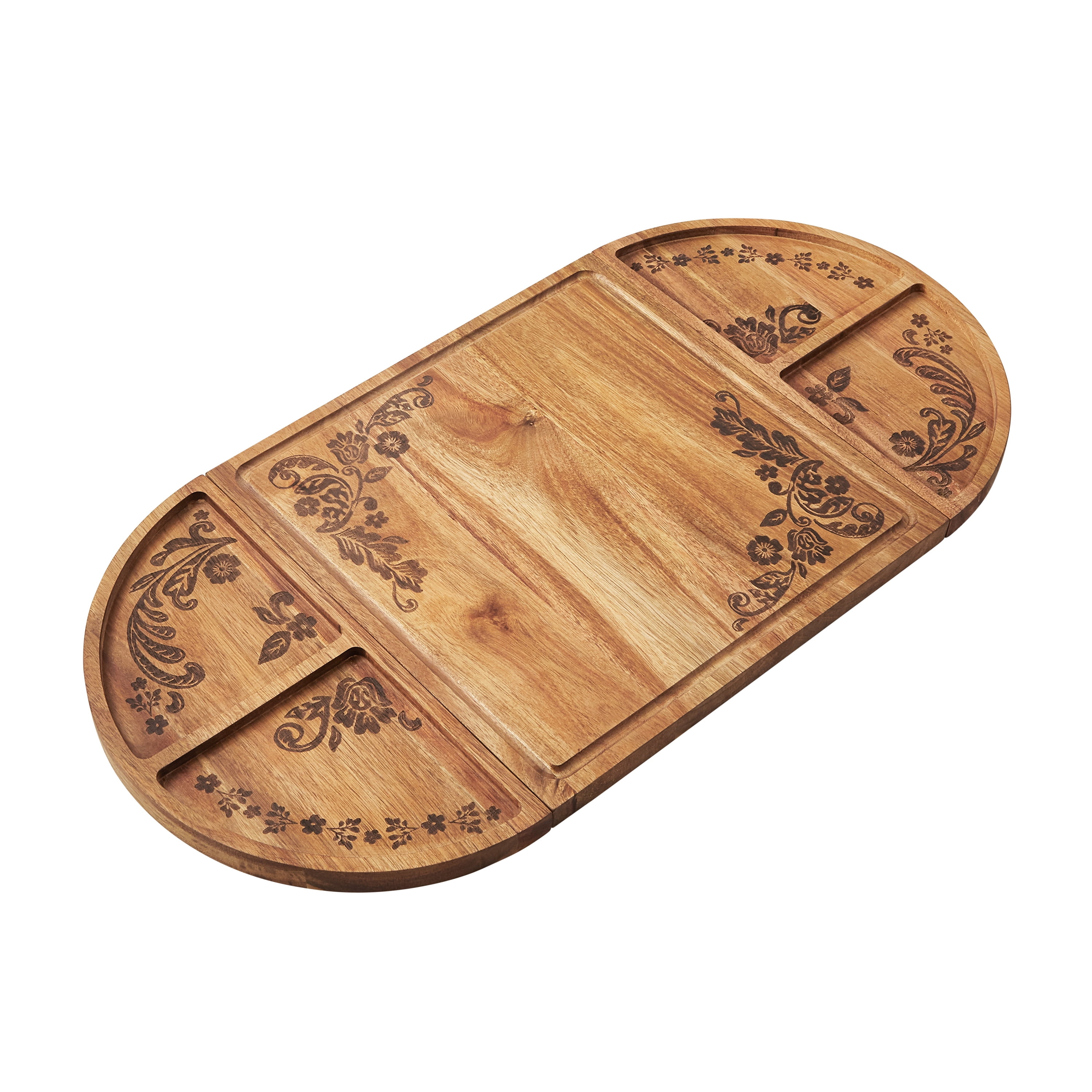 The Pioneer Woman Carve and Serve Wood Board Set