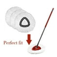 Rtmgob 6 Pcs OCedar Spin Mop Head Replacement, EasyWring Microfiber