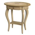 thumbnail image 1 of Butler Specialty Table d'Appoint Ovale en Bois Beige Antique, 1 of 10