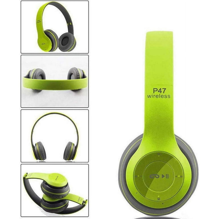 Wireless Headphones, P47 Bluetooth Over Ear Foldable Headset with