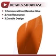 thumbnail image 3 of Unique Bargains Universal Protective Car Wrap Film Exterior Interior Vinyl Wrap Cover 5.5mil 1 Pc Orange 18ft x 5ft, 3 of 7