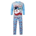 thumbnail image 3 of xiaxaixu Christmas Parent-Child Outfit, Snowman Pattern Tops+Long Pants, 3 of 9