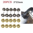 thumbnail image 1 of 20 Pcs Brosses à Roue en Fil d'Acier 22mm pour Mini Perceuse Outils Rotatifs Brosse de Polissage, 1 of 9