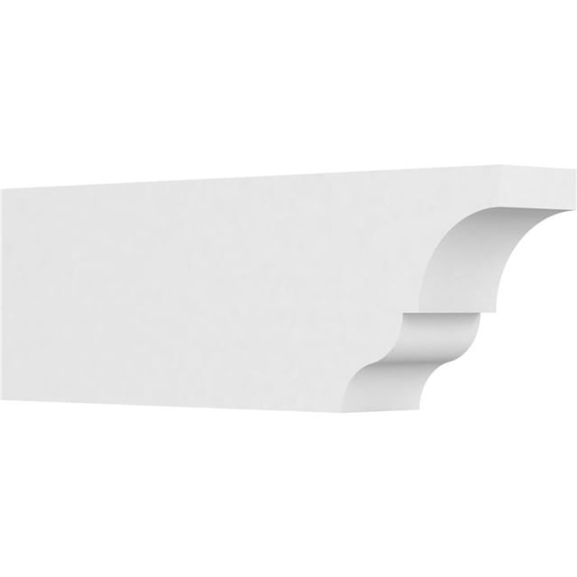Ekena Millwork RFTP05X10X30ASH 10 x 5 x 30 in. Standard Asheboro Architectural Grade PVC Rafter Tail